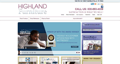 Desktop Screenshot of highlandfurniture.net